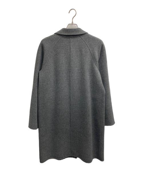 Burberry's（バーバリー）Burberry's (バーバリーズ) カシミヤ混ウールステンカラーコート グレー サイズ:38の古着・服飾アイテム