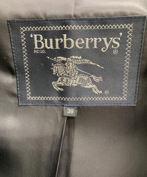 Burberry's（バーバリー）Burberry's (バーバリーズ) カシミヤ混ウールステンカラーコート グレー サイズ:38の古着・服飾アイテム