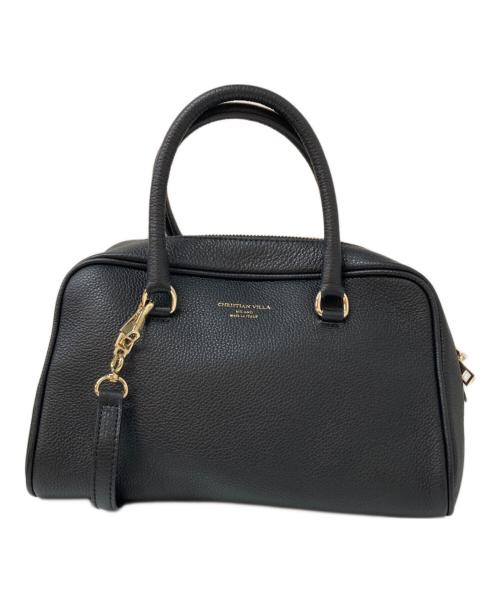 CHRISTIAN VILLA（クリスチャンヴィラ）CHRISTIAN VILLA (クリスチャンヴィラ) ハンドバッグ ブラックの古着・服飾アイテム