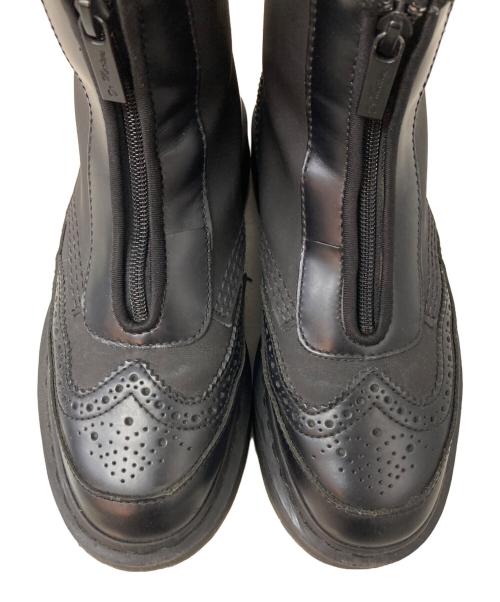 Dr.Martens（ドクターマーチン）Dr.Martens (ドクターマーチン) JEMISON フロントジップブーツ ブラック サイズ:UK5の古着・服飾アイテム