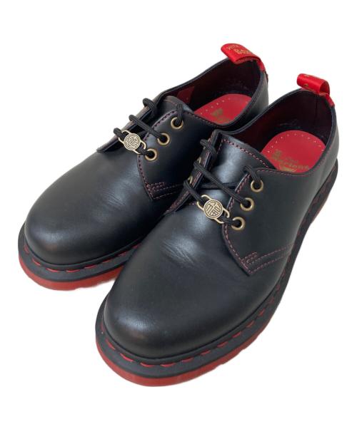 Dr.Martens（ドクターマーチン）Dr.Martens (ドクターマーチン) 1461 YOTR ブラック×レッド サイズ:UK5の古着・服飾アイテム