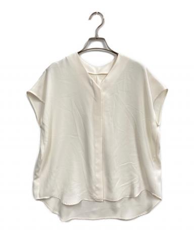 soeju ソージュ SOEJU シャツ サテンショートスリーブボウタイブラウス 中古・古着通販】SOEJU (ソージュ) サテンショートスリーブボウタイ