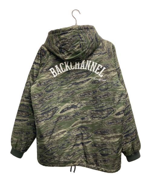 BACK CHANNEL（バックチャンネル）BACK CHANNEL (バックチャンネル) ゴーストライオンカモ中綿ジャケット カーキ サイズ:XLの古着・服飾アイテム