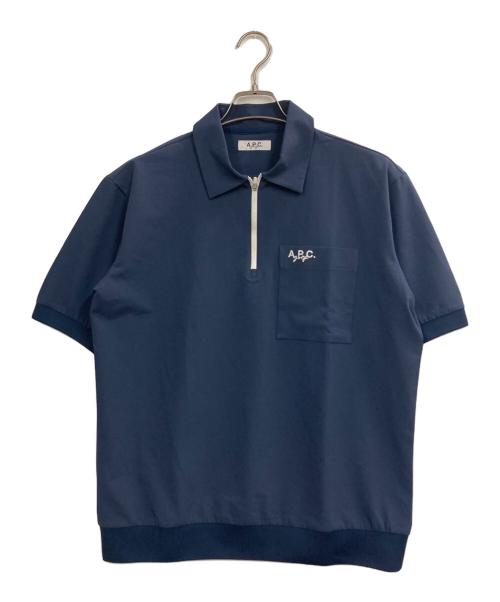 A.P.C. GOLF（アーペーセーゴルフ）A.P.C. GOLF (アーペーセーゴルフ) プルオーバーシャツ ネイビー サイズ:Mの古着・服飾アイテム