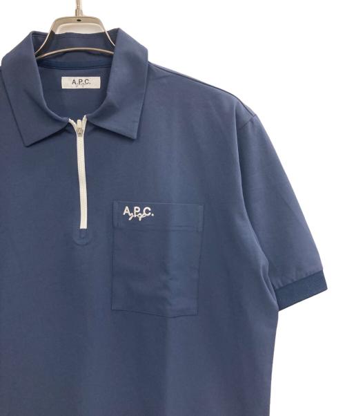 A.P.C. GOLF（アーペーセーゴルフ）A.P.C. GOLF (アーペーセーゴルフ) プルオーバーシャツ ネイビー サイズ:Mの古着・服飾アイテム