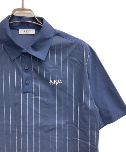 A.P.C. GOLF（アーペーセーゴルフ）A.P.C. GOLF (アーペーセーゴルフ) ポロシャツ ネイビー サイズ:Mの古着・服飾アイテム