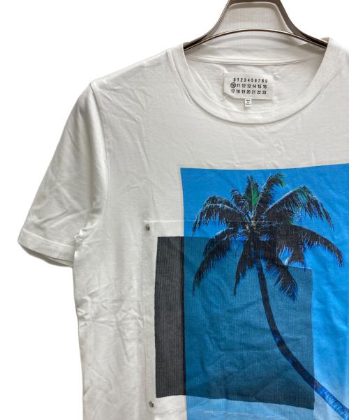 Maison Margiela（メゾンマルジェラ）Maison Margiela (メゾンマルジェラ) Olivetree Cotton Print T Shirt ホワイト サイズ:46の古着・服飾アイテム