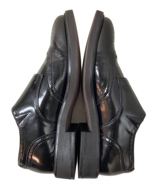 MARGARET HOWELL idea（マーガレット ハウエル アイディア）MARGARET HOWELL idea (マーガレット ハウエル アイディア) メダリオンダブルモンスクトラップシューズ ブラック サイズ:23cmの古着・服飾アイテム