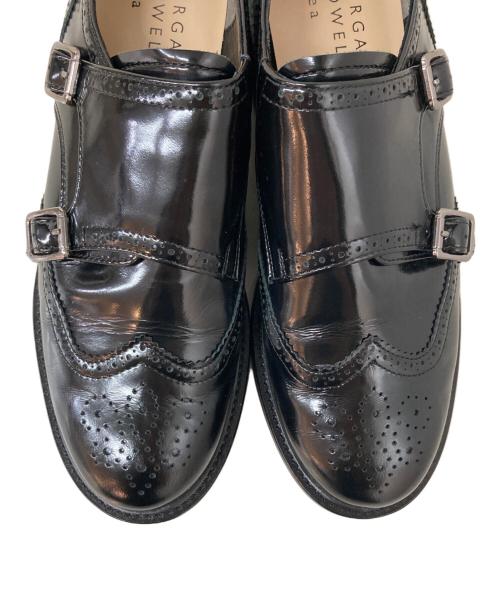 MARGARET HOWELL idea（マーガレット ハウエル アイディア）MARGARET HOWELL idea (マーガレット ハウエル アイディア) メダリオンダブルモンスクトラップシューズ ブラック サイズ:23cmの古着・服飾アイテム