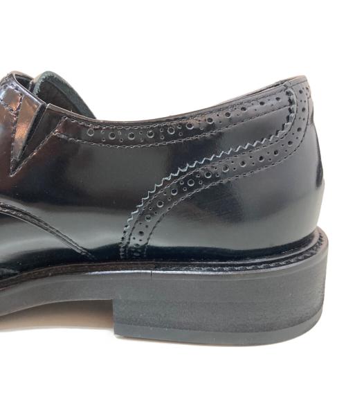 MARGARET HOWELL idea（マーガレット ハウエル アイディア）MARGARET HOWELL idea (マーガレット ハウエル アイディア) メダリオンダブルモンスクトラップシューズ ブラック サイズ:23cmの古着・服飾アイテム