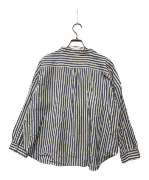 HUIS.（ハウス）HUIS. (ハウス) ギザコットンブロードワイドブラウス スカイブルー サイズ:Freeの古着・服飾アイテム