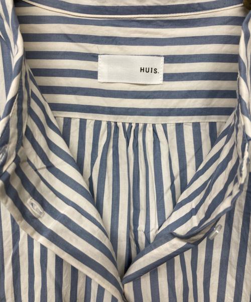 HUIS.（ハウス）HUIS. (ハウス) ギザコットンブロードワイドブラウス スカイブルー サイズ:Freeの古着・服飾アイテム