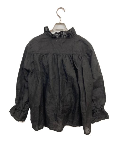 fog linen work（フォグリネンワーク）fog linen work (フォグリネンワーク) シャツブラウス ブラック サイズ:記載なし（実寸サイズを参照ください）の古着・服飾アイテム