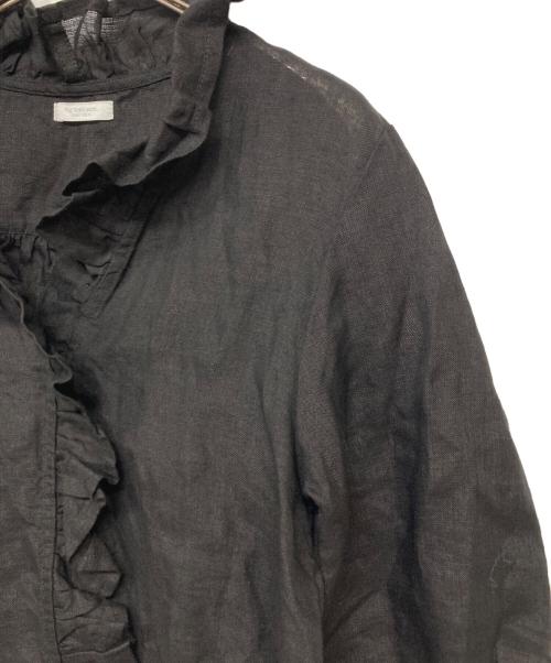 fog linen work（フォグリネンワーク）fog linen work (フォグリネンワーク) シャツブラウス ブラック サイズ:記載なし（実寸サイズを参照ください）の古着・服飾アイテム