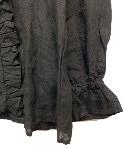 fog linen work（フォグリネンワーク）fog linen work (フォグリネンワーク) シャツブラウス ブラック サイズ:記載なし（実寸サイズを参照ください）の古着・服飾アイテム
