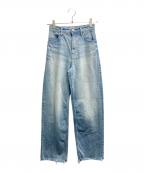 YANUKヤヌーク）の古着「ワイドストレートLILITH」｜スカイブルー