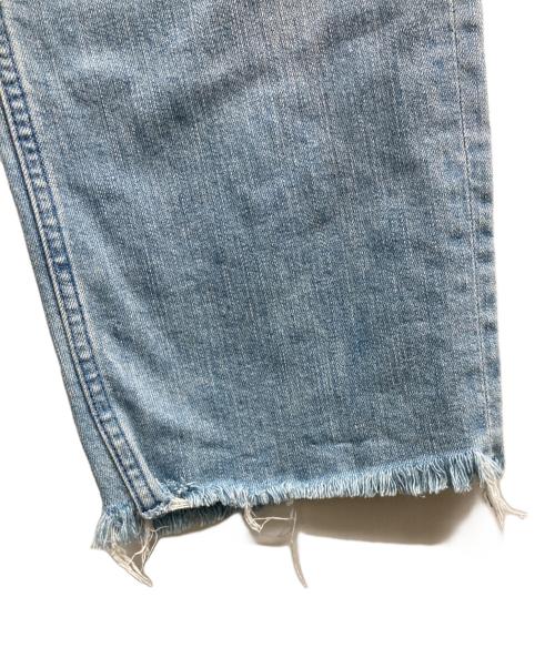 YANUK（ヤヌーク）YANUK (ヤヌーク) ワイドストレートLILITH スカイブルー サイズ:22の古着・服飾アイテム