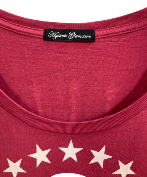 Hysteric Glamour（ヒステリックグラマー）Hysteric Glamour (ヒステリックグラマー) ヒスガールプリントＴシャツ ピンク サイズ:Freeの古着・服飾アイテム