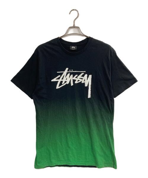 stussy（ステューシー）stussy (ステューシー) プリントTシャツ ブラック サイズ:Lの古着・服飾アイテム