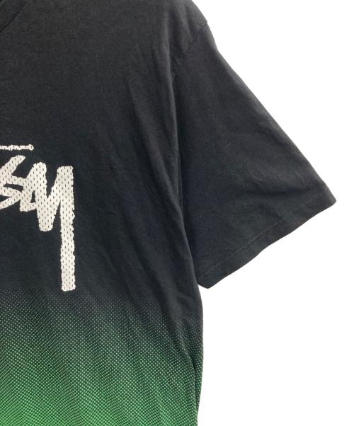 stussy（ステューシー）stussy (ステューシー) プリントTシャツ ブラック サイズ:Lの古着・服飾アイテム