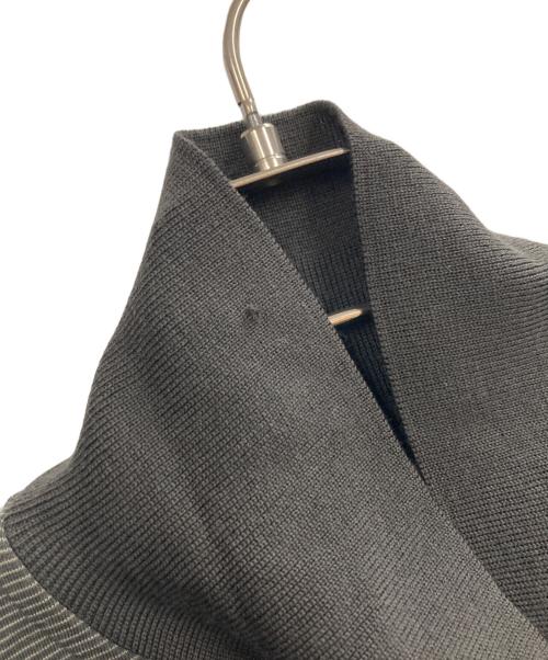 MARKAWARE（マーカウェア）MARKAWARE (マーカウェア) SUPER 160's WOOL WASHABLE KNIT SHORT SLEEVE POLO ブラック サイズ:2の古着・服飾アイテム