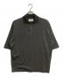 MARKAWARE（マーカウェア）の古着「SUPER 160's WOOL WASHABLE KNIT SHORT SLEEVE POLO」｜ブラック