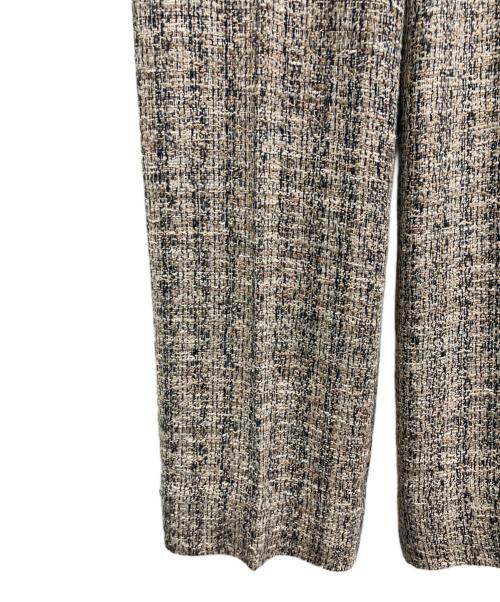 theory（セオリー）theory (セオリー) ツイードワイドパンツ ベージュ サイズ:00の古着・服飾アイテム