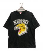 KENZOケンゾー）の古着「TIGER VARSITY OVERSIZE T-SHIRT」｜ブラック