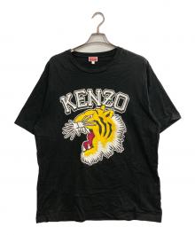 KENZO（ケンゾー）の古着「TIGER VARSITY OVERSIZE T-SHIRT」｜ブラック