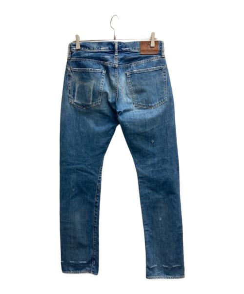 Hysteric Glamour（ヒステリックグラマー）Hysteric Glamour (ヒステリックグラマー) SP加工スタッズ小窓デニムパンツ インディゴ サイズ:32の古着・服飾アイテム