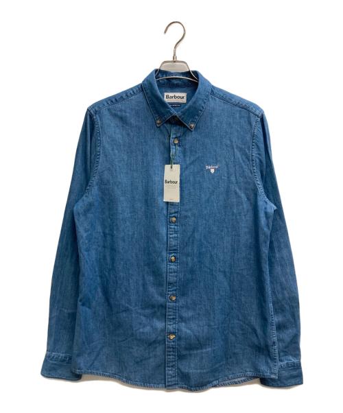 Barbour（バブアー）Barbour (バブアー) Denim Crest Tailored Shirt インディゴ サイズ:M 未使用品の古着・服飾アイテム