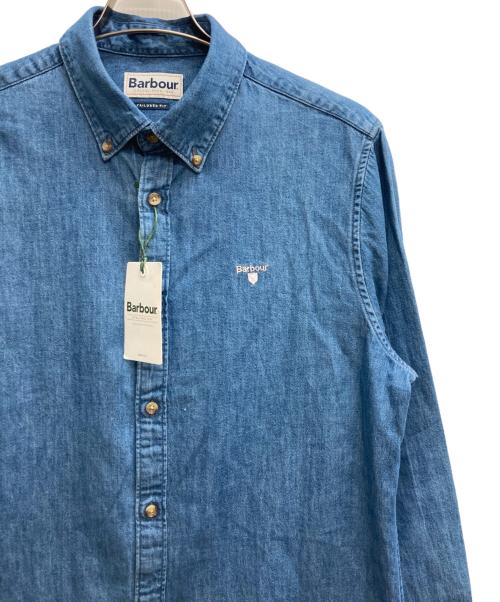 Barbour（バブアー）Barbour (バブアー) Denim Crest Tailored Shirt インディゴ サイズ:M 未使用品の古着・服飾アイテム