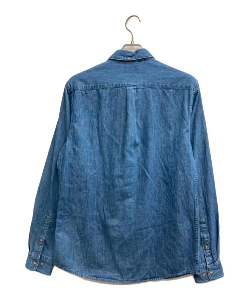Barbour（バブアー）Barbour (バブアー) Denim Crest Tailored Shirt インディゴ サイズ:M 未使用品の古着・服飾アイテム