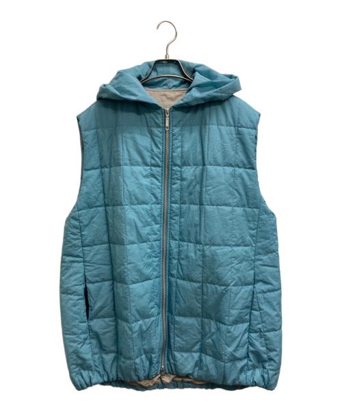 heliopole（エリオポール）heliopole (エリオポール) キルティングベスト ブルー サイズ:SIZE 36の古着・服飾アイテム