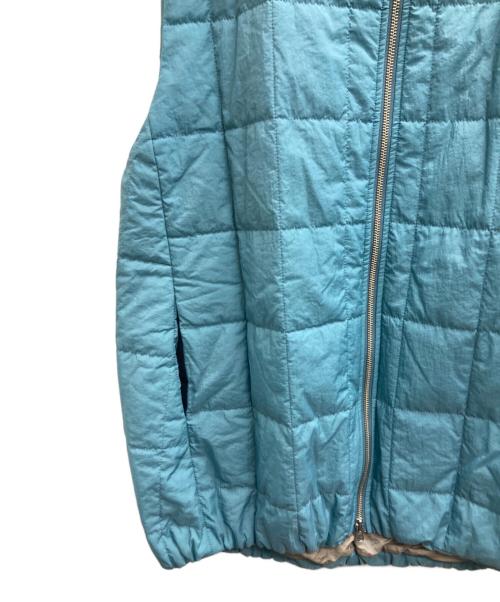 heliopole（エリオポール）heliopole (エリオポール) キルティングベスト ブルー サイズ:SIZE 36の古着・服飾アイテム