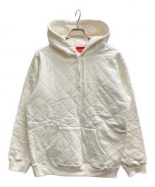 SUPREME（シュプリーム）の古着「Quilted Hooded Sweatshirt」｜ホワイト