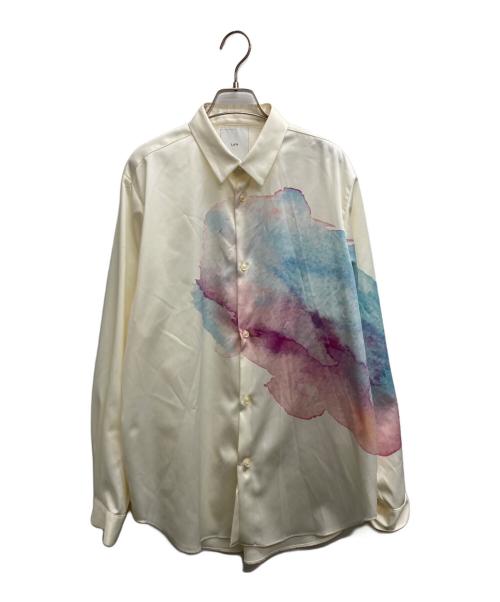 Lui's（ルイス）Lui's (ルイス) マーブルシャツ ホワイト サイズ:Mの古着・服飾アイテム