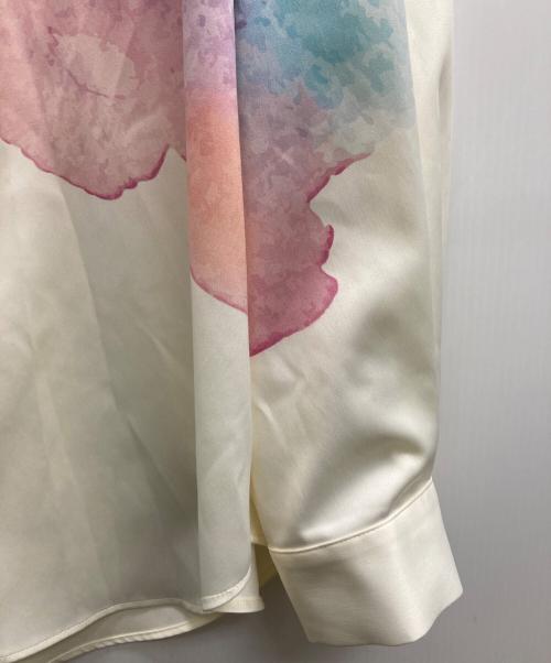 Lui's（ルイス）Lui's (ルイス) マーブルシャツ ホワイト サイズ:Mの古着・服飾アイテム