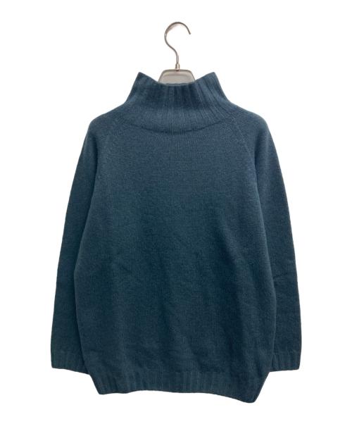 MARGARET HOWELL（マーガレットハウエル）MARGARET HOWELL (マーガレットハウエル) カシミヤニット ブルー サイズ:Fの古着・服飾アイテム