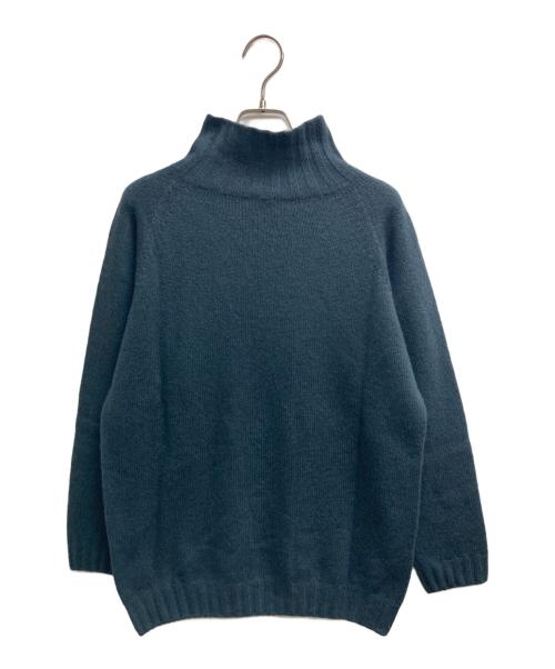 MARGARET HOWELL（マーガレットハウエル）MARGARET HOWELL (マーガレットハウエル) カシミヤニット ブルー サイズ:Fの古着・服飾アイテム