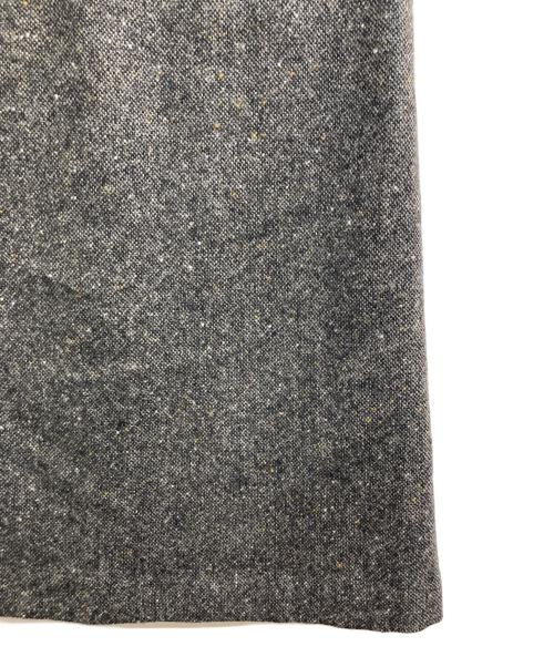 MARGARET HOWELL（マーガレットハウエル）MARGARET HOWELL (マーガレットハウエル) ウールツイード ネップAラインスカート グレー サイズ:２の古着・服飾アイテム