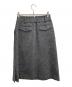 MARGARET HOWELL (マーガレットハウエル) ウールツイード ネップAラインスカート グレー サイズ:２：7000円