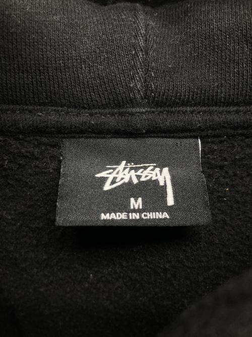 stussy（ステューシー）stussy (ステューシー) Basic Stussy Hoodie ブラック サイズ:Mの古着・服飾アイテム