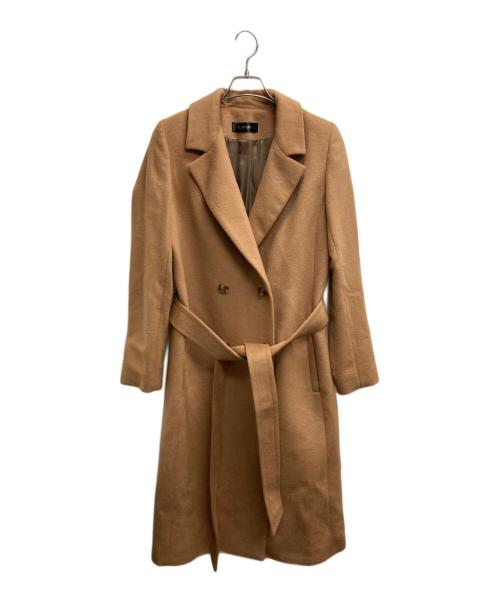 LUNIANI（ルーニ）LUNIANI (ルーニ) カシミヤ混コート ブラウン サイズ:36の古着・服飾アイテム