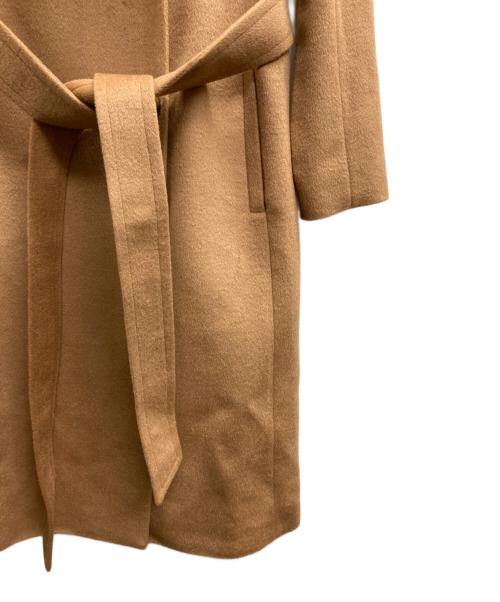 LUNIANI（ルーニ）LUNIANI (ルーニ) カシミヤ混コート ブラウン サイズ:36の古着・服飾アイテム