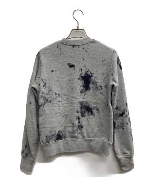 COMME des GARCONS（コムデギャルソン）COMME des GARCONS (コムデギャルソン) ホールカットカットデザインムラ染めスウェット グレー サイズ:XSの古着・服飾アイテム