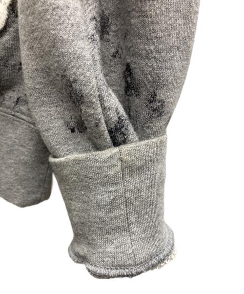COMME des GARCONS（コムデギャルソン）COMME des GARCONS (コムデギャルソン) ホールカットカットデザインムラ染めスウェット グレー サイズ:XSの古着・服飾アイテム