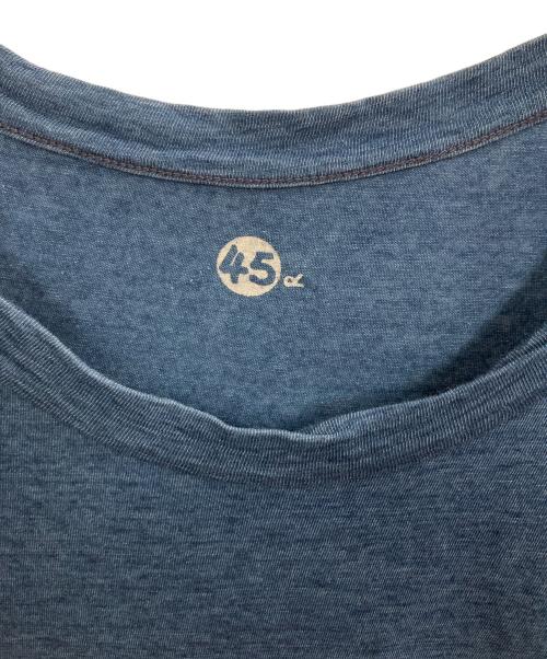45R（フォーティファイブ・アール）45R (フォーティファイブ・アール) Tシャツ ブルー サイズ:２の古着・服飾アイテム