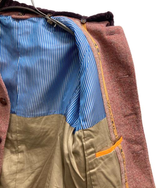 45rpm（45アールピーエム）45rpm (45アールピーエム) ツィードウールジャケット ピンク サイズ:1の古着・服飾アイテム