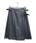 O'NEIL OF DUBLINオニールオブダブリン）の古着「プリーツスカート」｜グレー